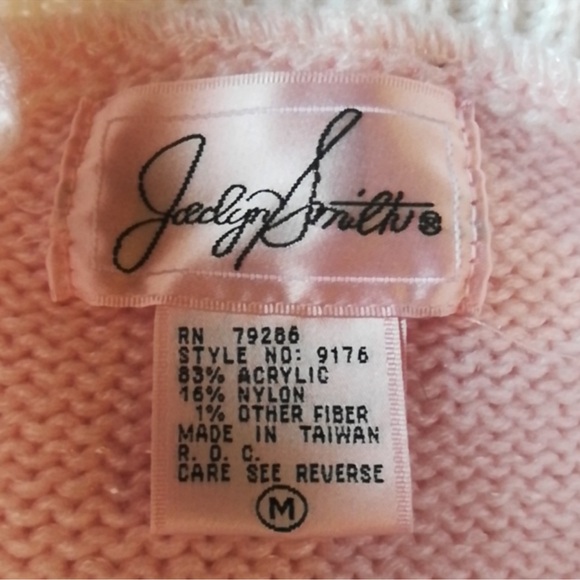Vintage Pink Jaclyn Smith Embellished Sweater - Picture 6 of 6